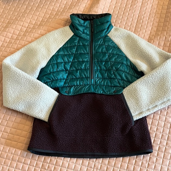 Mountain Hardwear Tops - Mountain Hardwear Wmns Altius Hybrid Half Zip Jacket -sz S